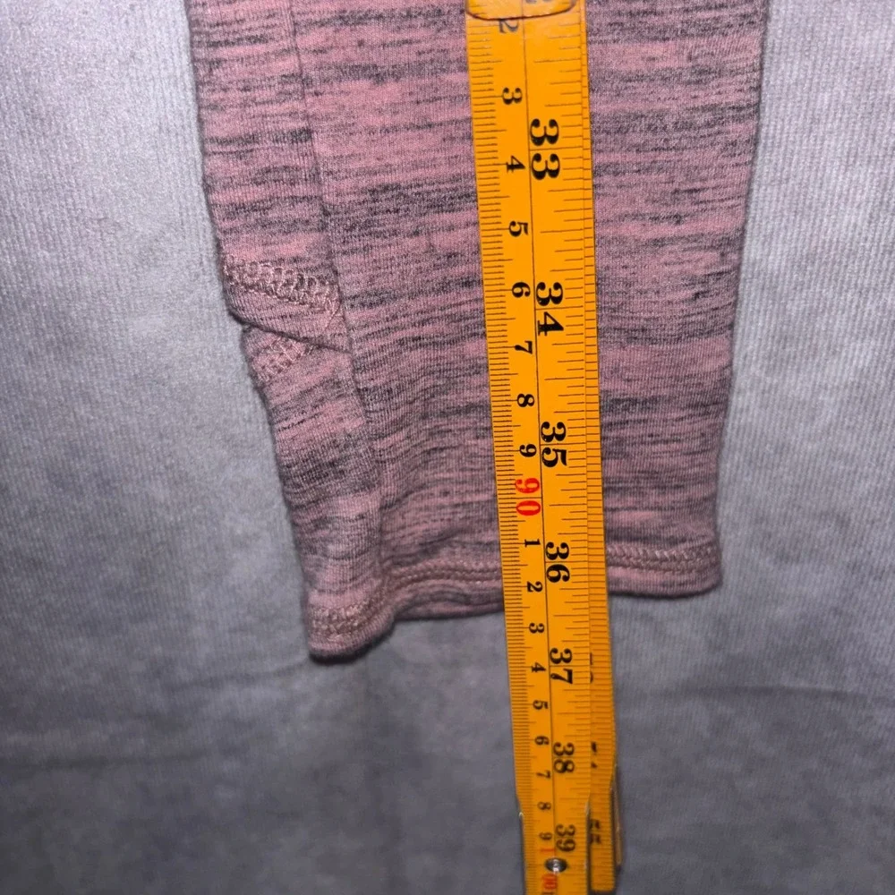 Free‎ People Movement Women Small Pink Heathered High Rise Stirrup Leggings